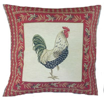 Coussin en tapisserie - Coq A-0