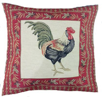 Coussin en tapisserie - Coq B-0