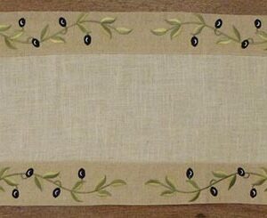 Chemin de table Olives 40 x 90 cm-0