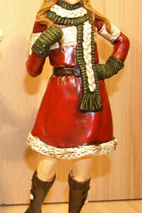 Figurine hiver 18 cm-10613