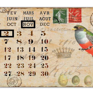 Calendrier Oiseau-10710