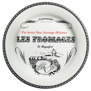 Lot de 4 assiettes Fromages-11236