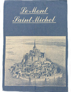Torchon Mont Saint-Michel Bleu-0