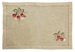 Set de table Fraises 35 x 50 cm